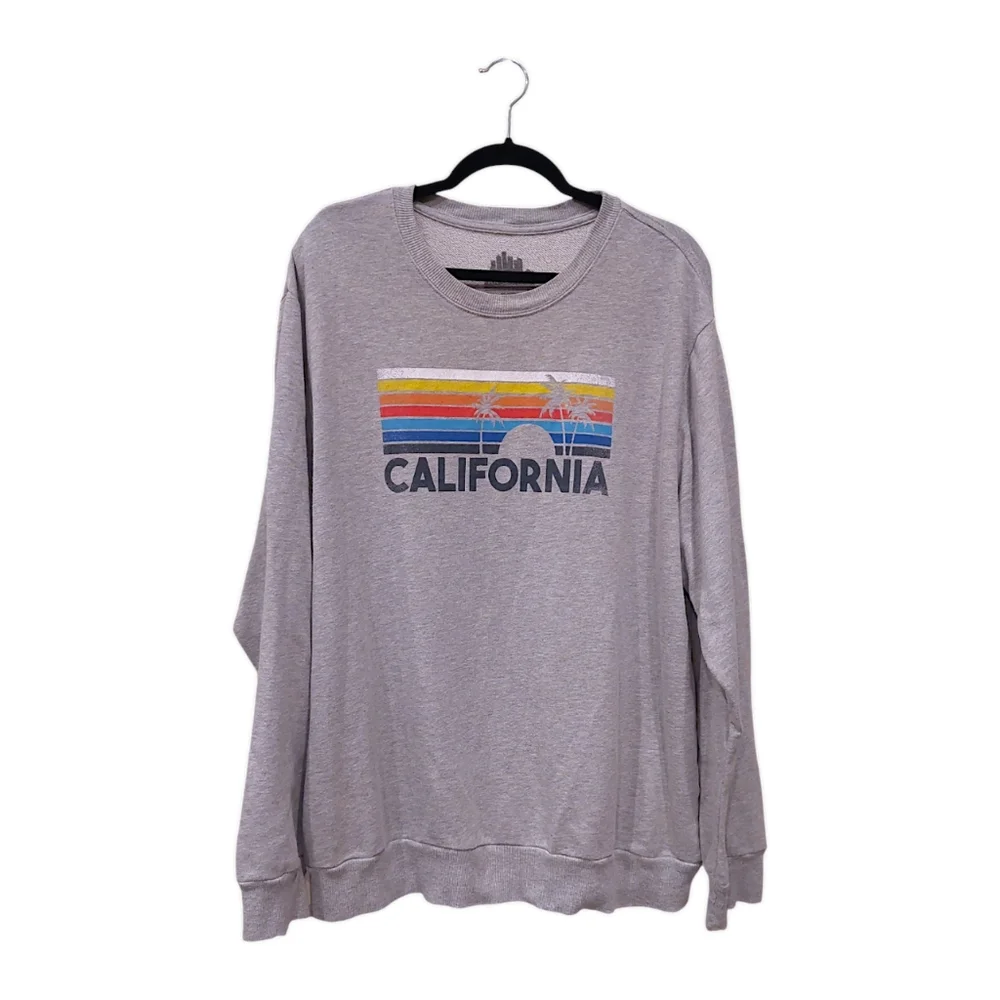 Retro-style California Palms Sweatshirt - Picture 2 of 6